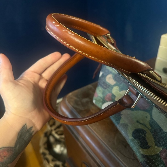 Dooney & Bourke Red Interior Floral Bag - Picture 6 of 7